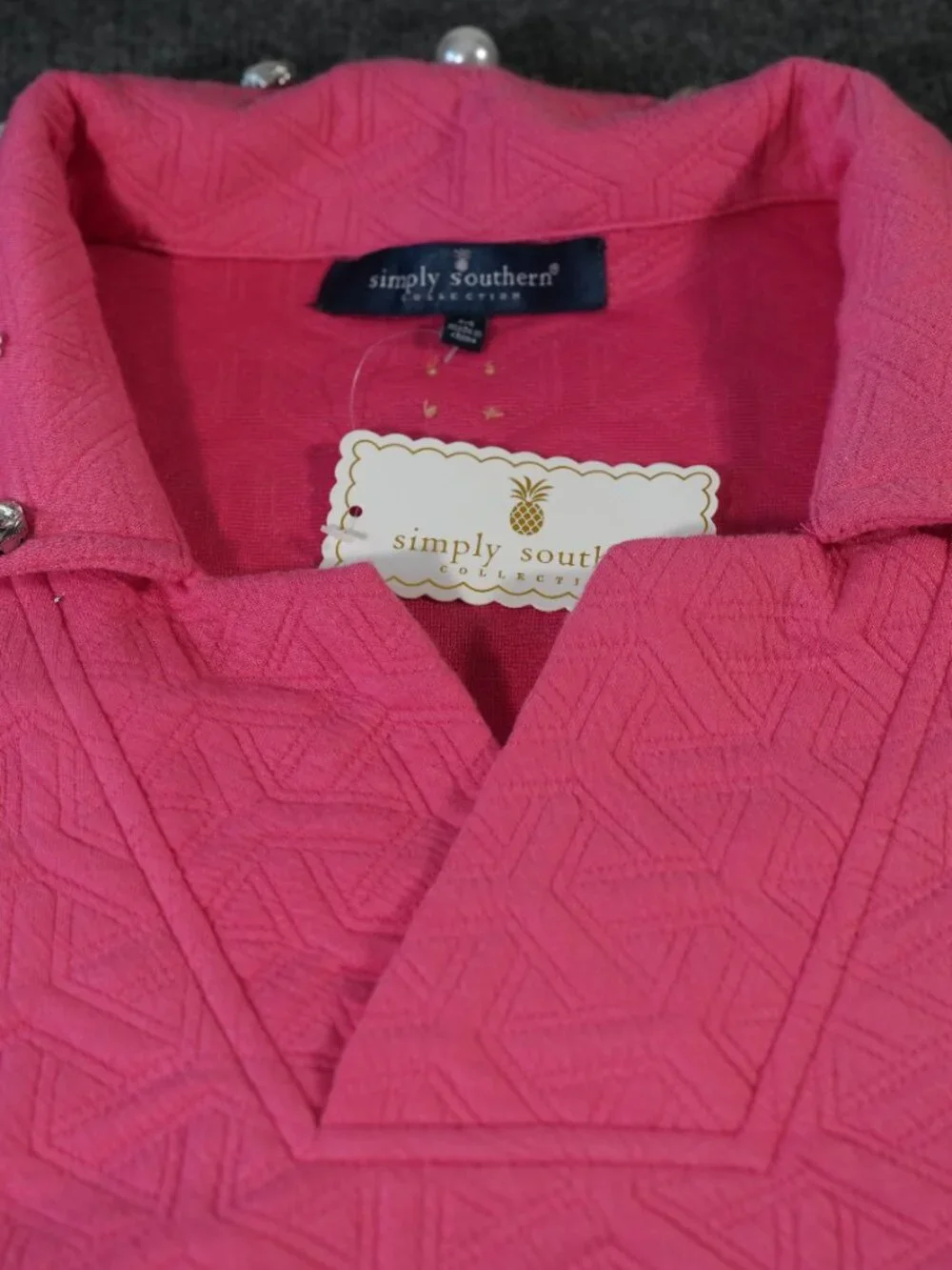 Simply Southern Women's Pink 2 Piece Loungewear Set Top & Pants Size M
